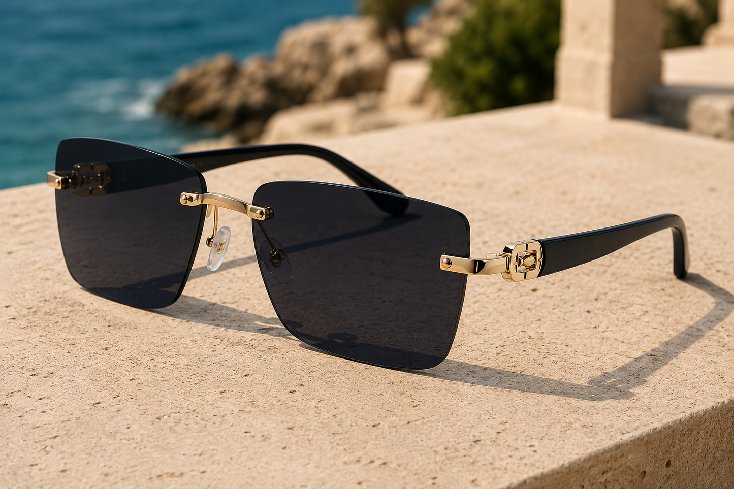 Square Sunglasses | Men | Lightweight Vintage Frame | Steven & Levon
