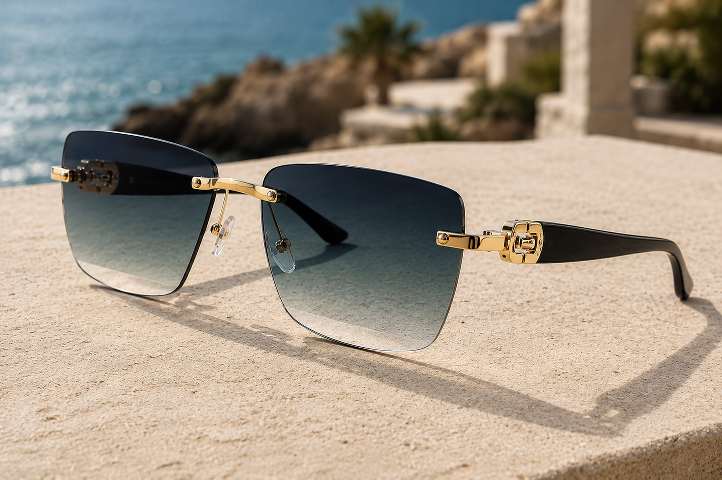 Square Sunglasses | Men | Lightweight Vintage Frame | Steven & Levon