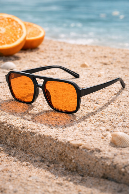 Men's Square Frame Sunglasses | UV Protection | Everyday Eyewear | Steven & Levon