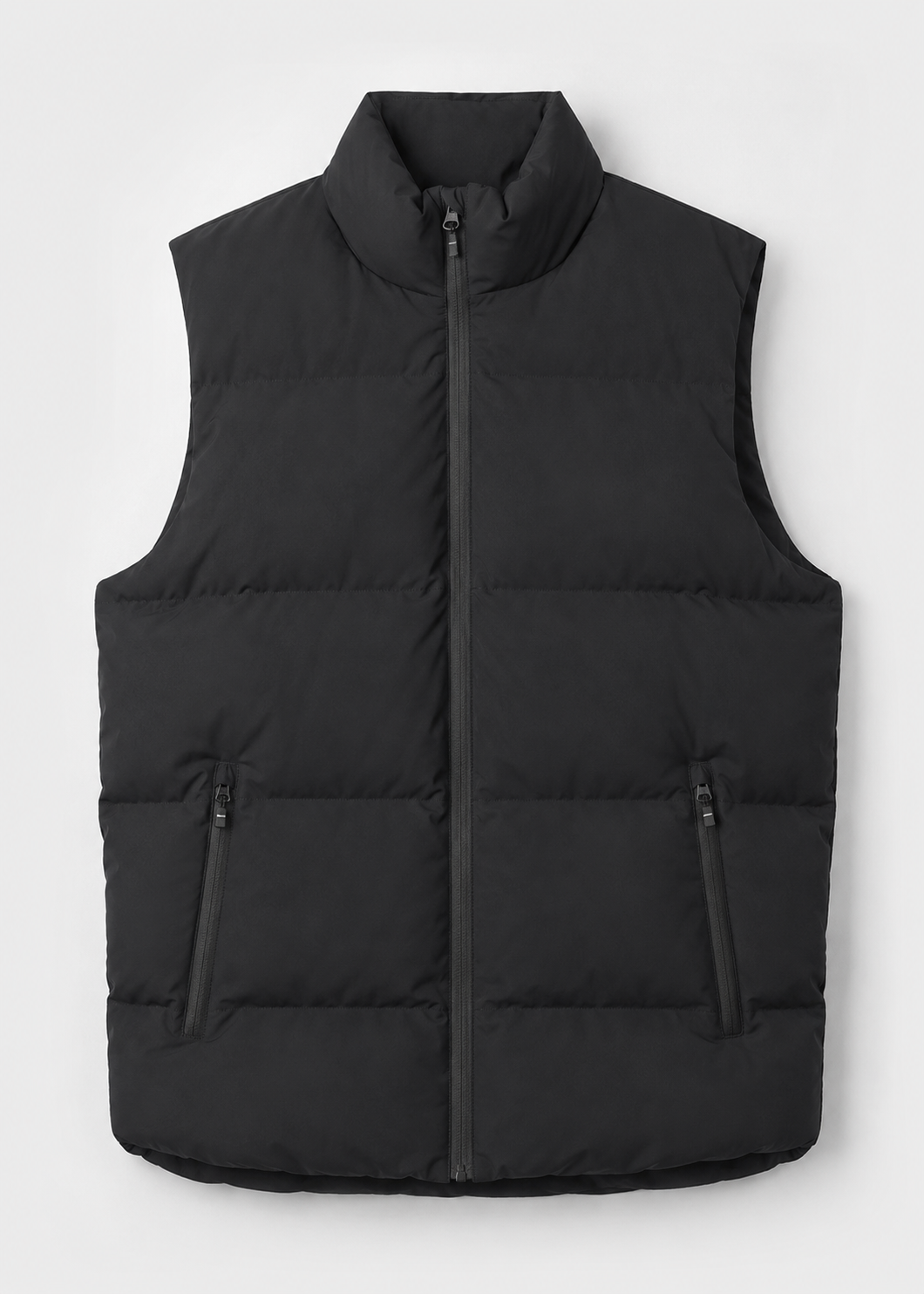Men's Sleeveless Puffer Gilet | Quilted Insulated Vest | High Zip Collar | Lightweight Layer | Steven & Levon