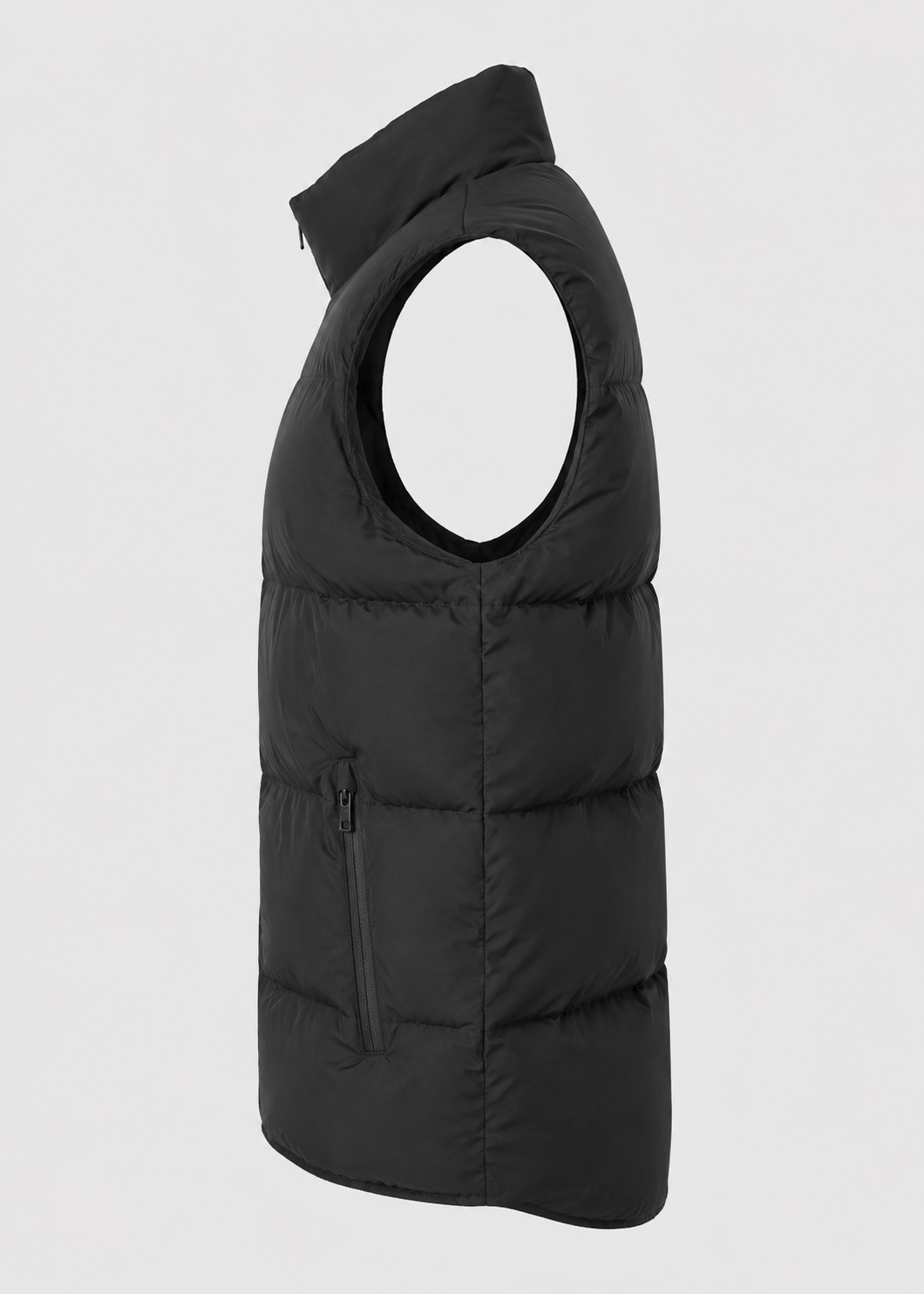 Men's Sleeveless Puffer Gilet | Quilted Insulated Vest | High Zip Collar | Lightweight Layer | Steven & Levon