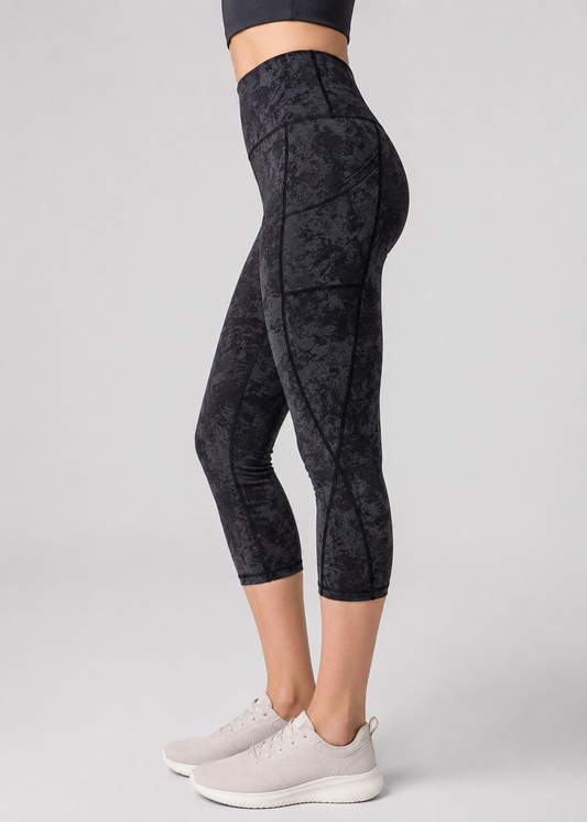 Cora Capri Leggings | High Waisted | Soft with Pockets | Gym & Yoga | Steven & Levon