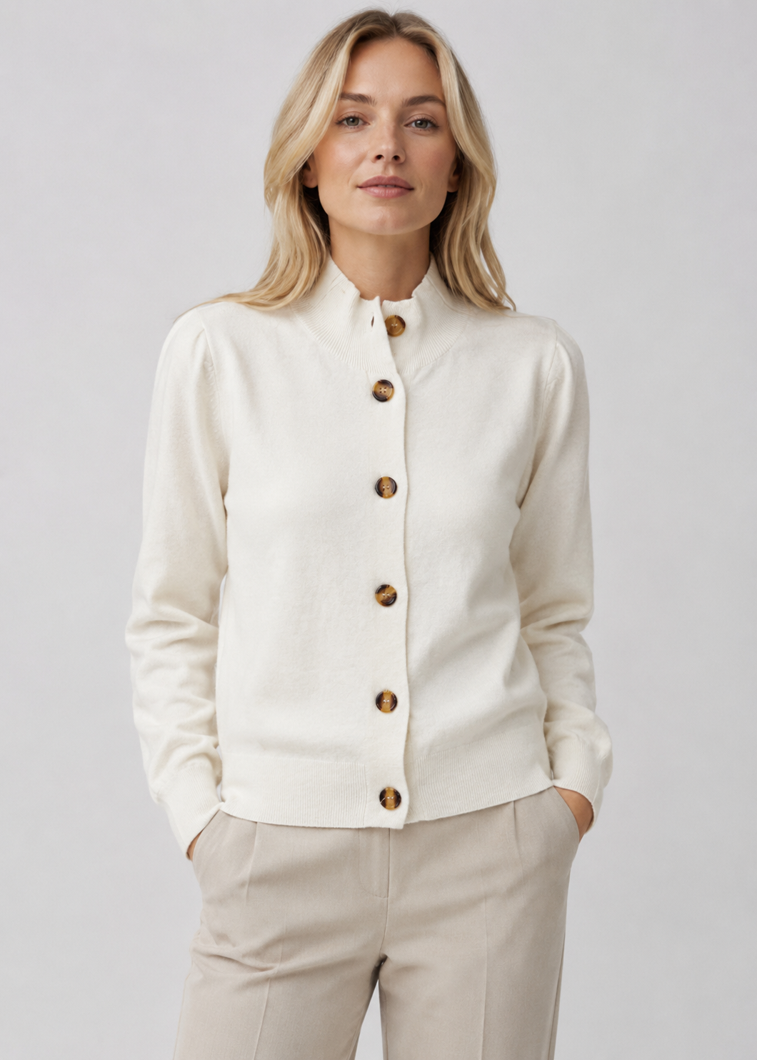 Women's Soft Knit Cardigan | Women | Button-Up Lightweight Sweater | Comfortable Fit | Steven & Levon