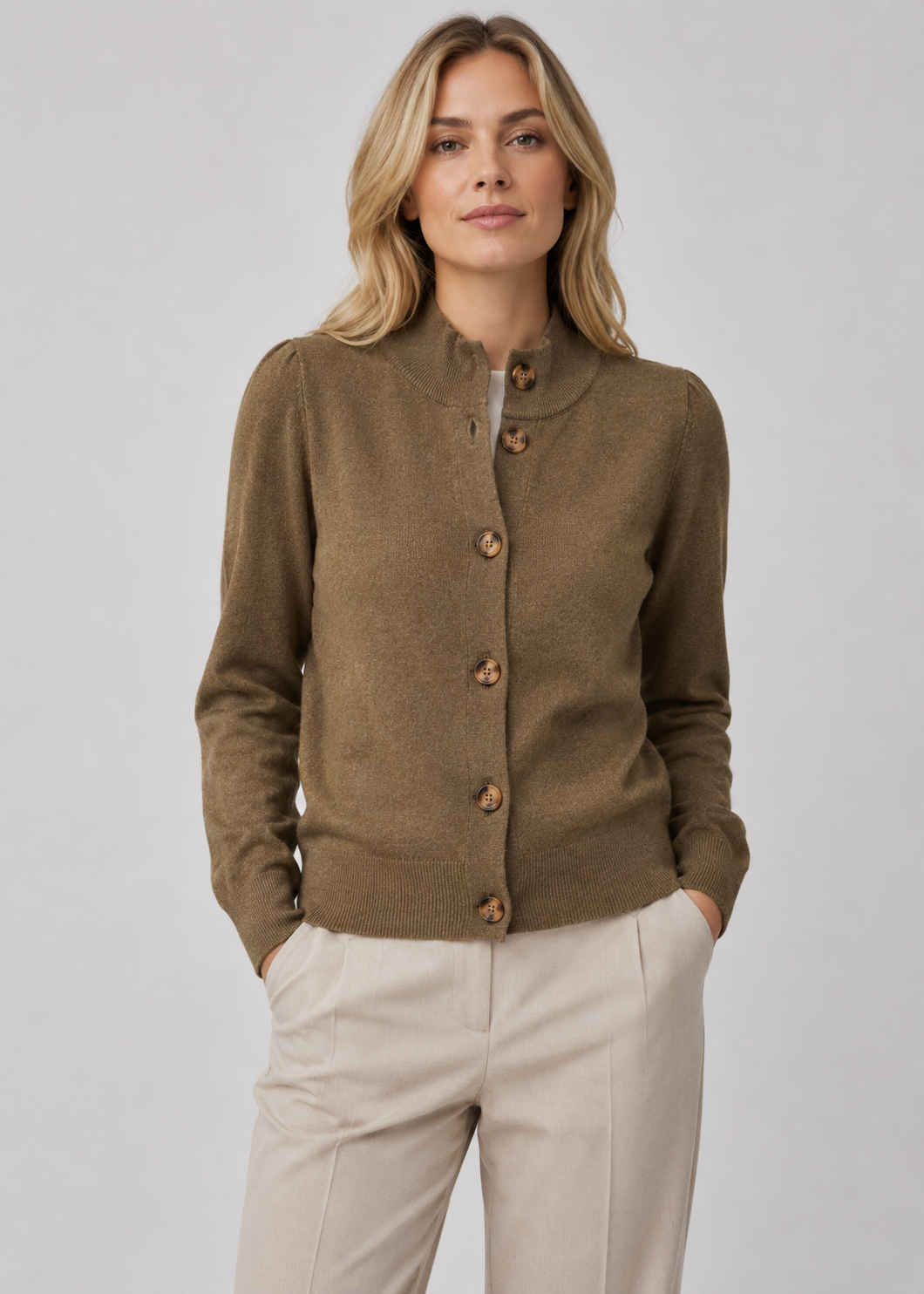 Women's Soft Knit Cardigan | Women | Button-Up Lightweight Sweater | Comfortable Fit | Steven & Levon