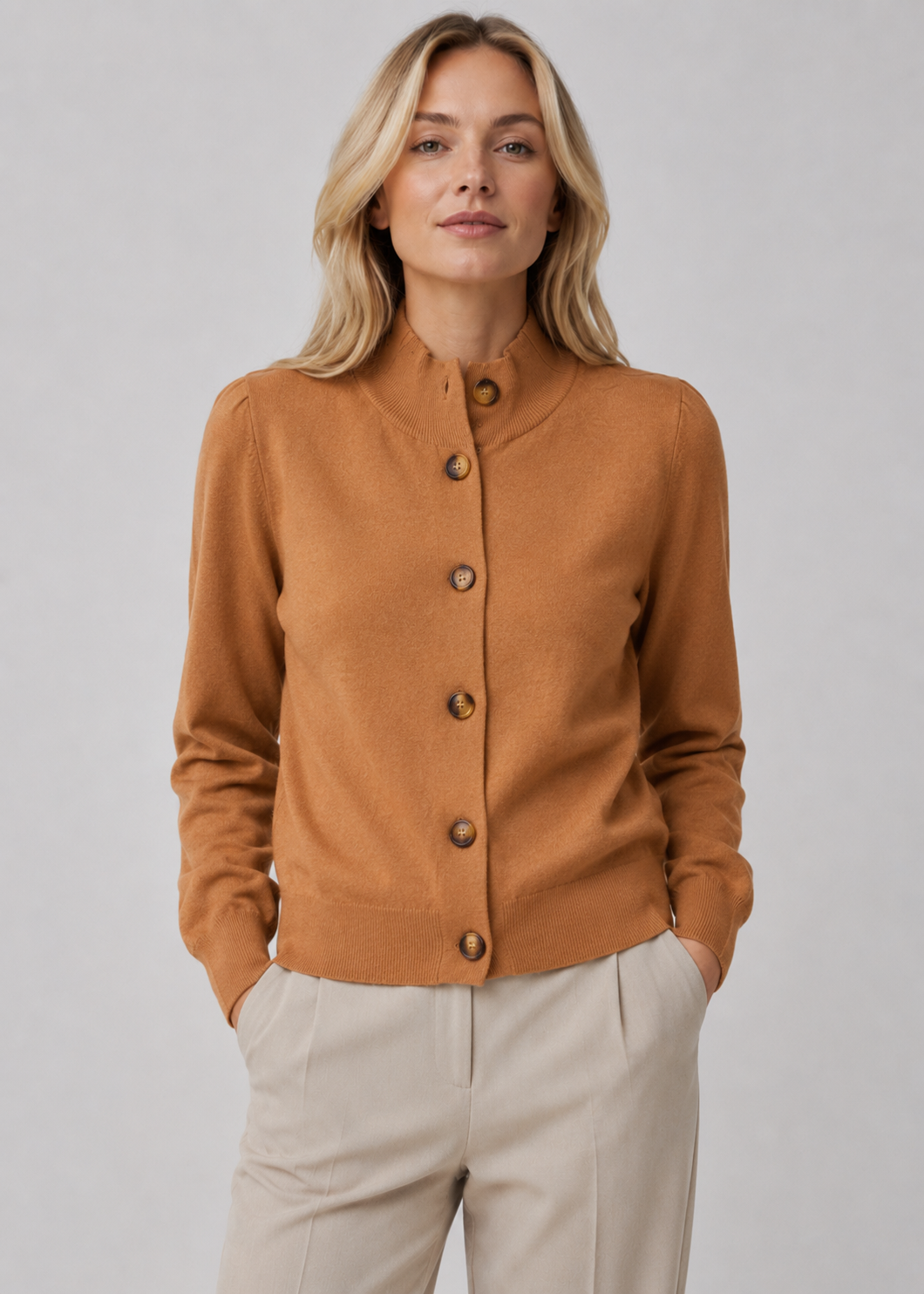 Women's Soft Knit Cardigan | Women | Button-Up Lightweight Sweater | Comfortable Fit | Steven & Levon