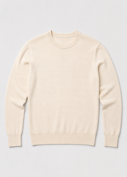 Wollvex - Oversized Crew Neck Pullover | Synthetic Fiber Blend | Everyday Casual Layering