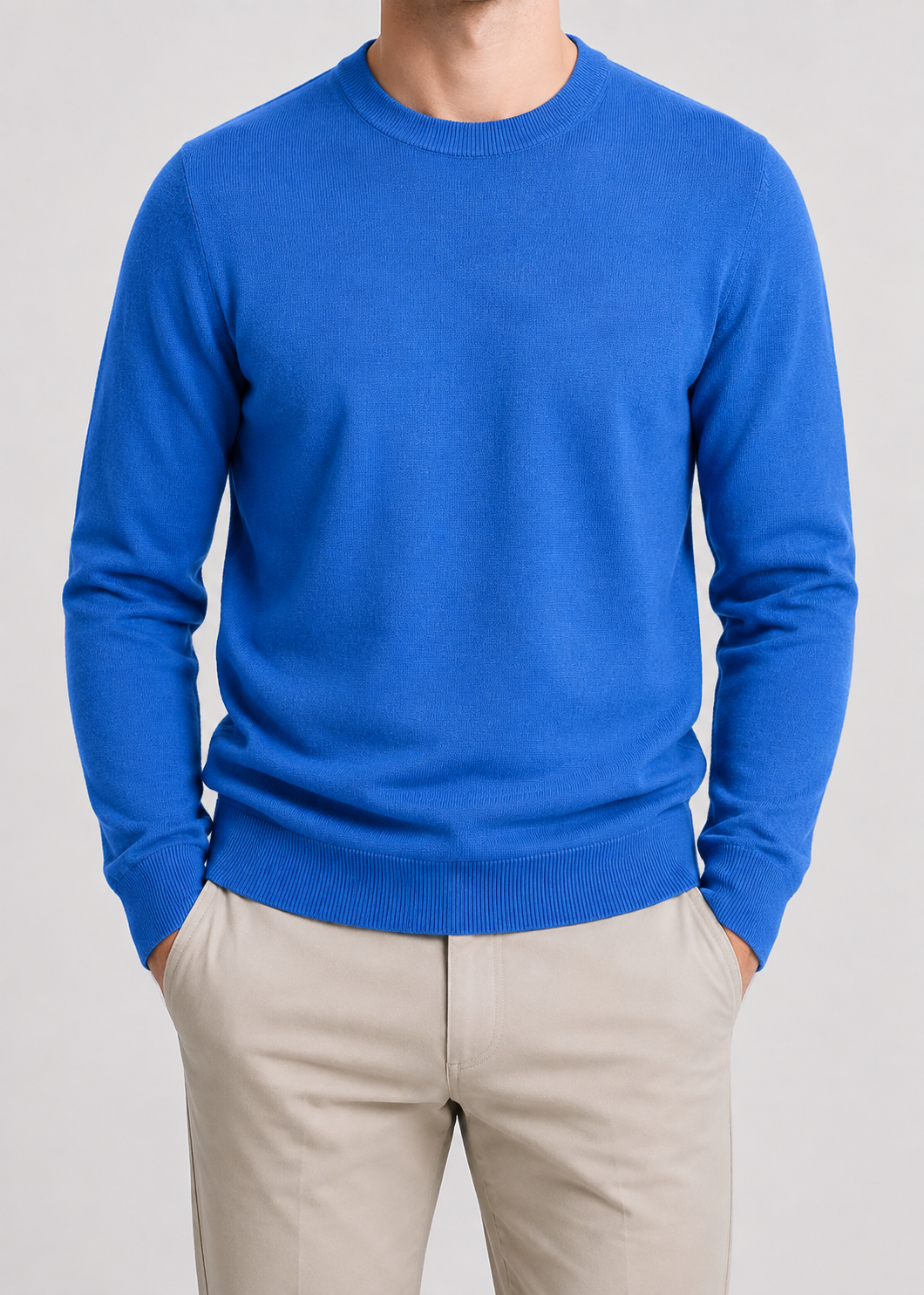 Wollvex - Oversized Crew Neck Pullover | Synthetic Fiber Blend | Everyday Casual Layering