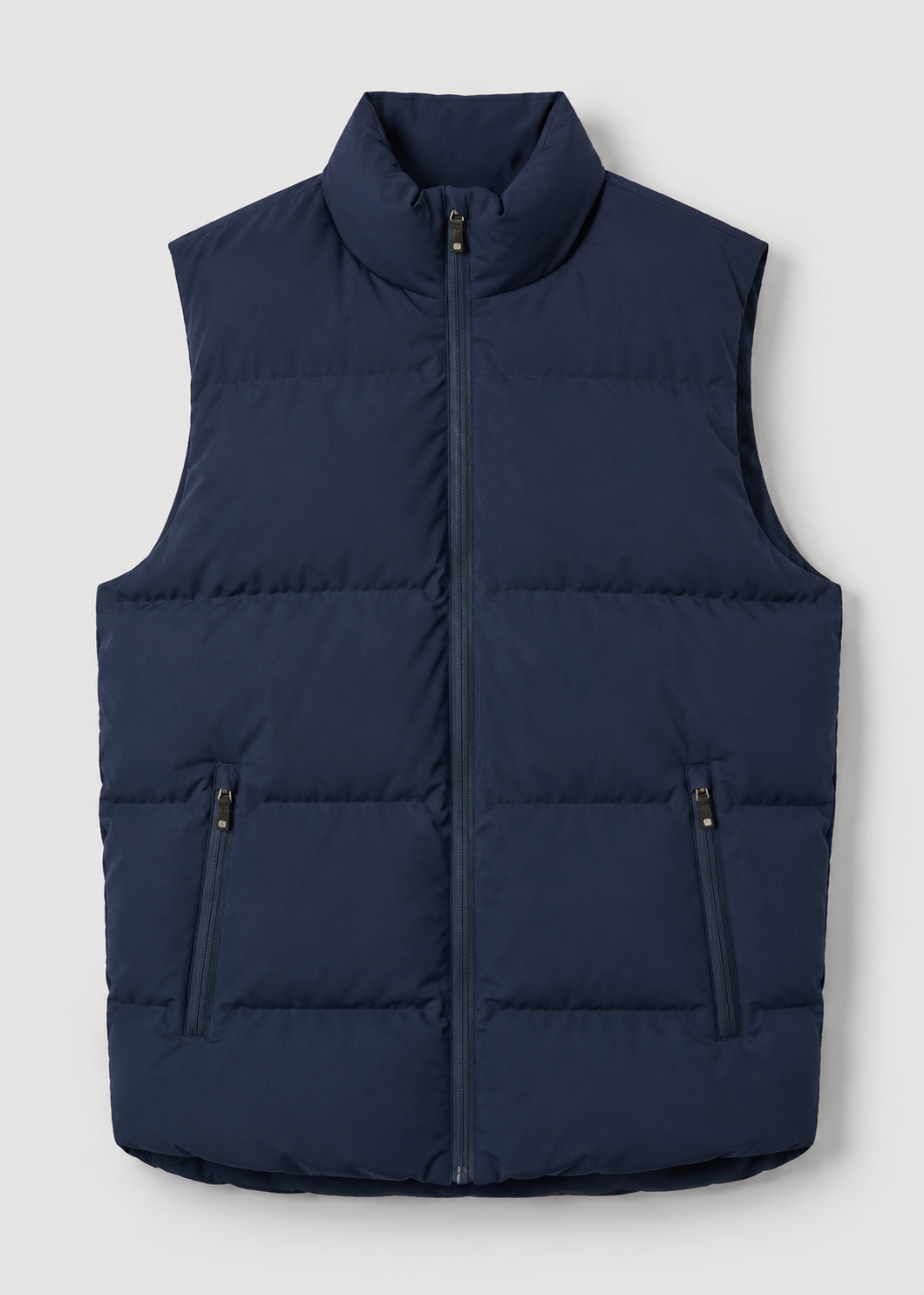 Men's Sleeveless Puffer Gilet | Quilted Insulated Vest | High Zip Collar | Lightweight Layer | Steven & Levon