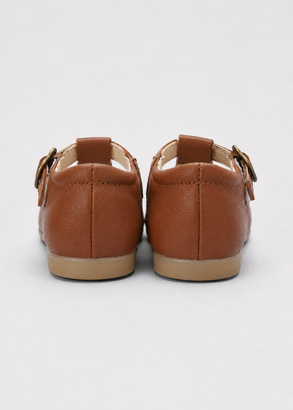 Baby Girl School Shoes | Toddler Leather Sandals | Anti-Slip Buckle Shoes | Steven & Levon
