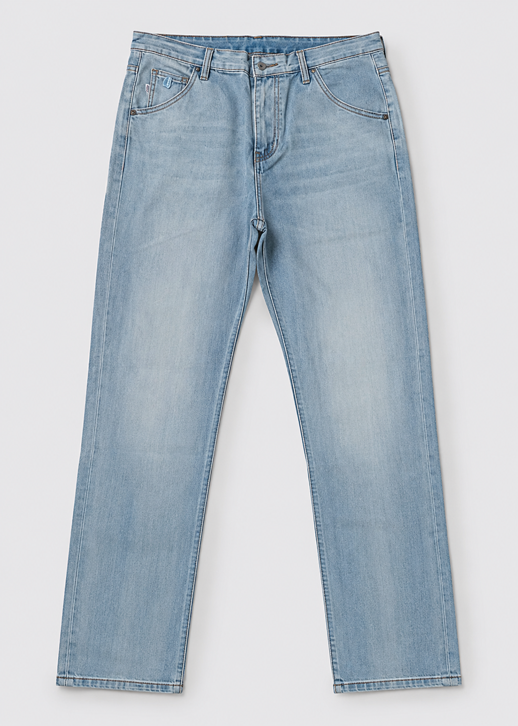 Men's Regular Fit Jeans | Light Blue | Men | Classic Straight Leg | Everyday Casual Wear | Steven & Levon