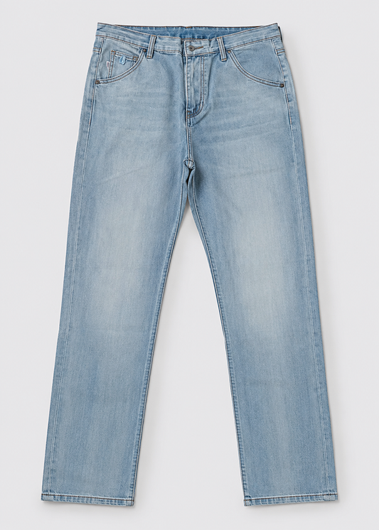 Men's Regular Fit Jeans | Light Blue | Men | Classic Straight Leg | Everyday Casual Wear | Steven & Levon