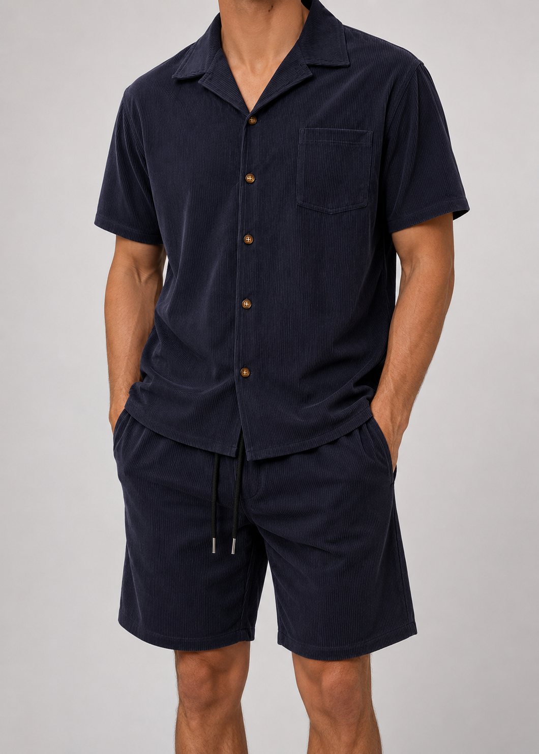 Men's Cuban Outfit Set | Collar Co-Ord Set | Men | Lightweight Cotton Blend | Steven & Levon