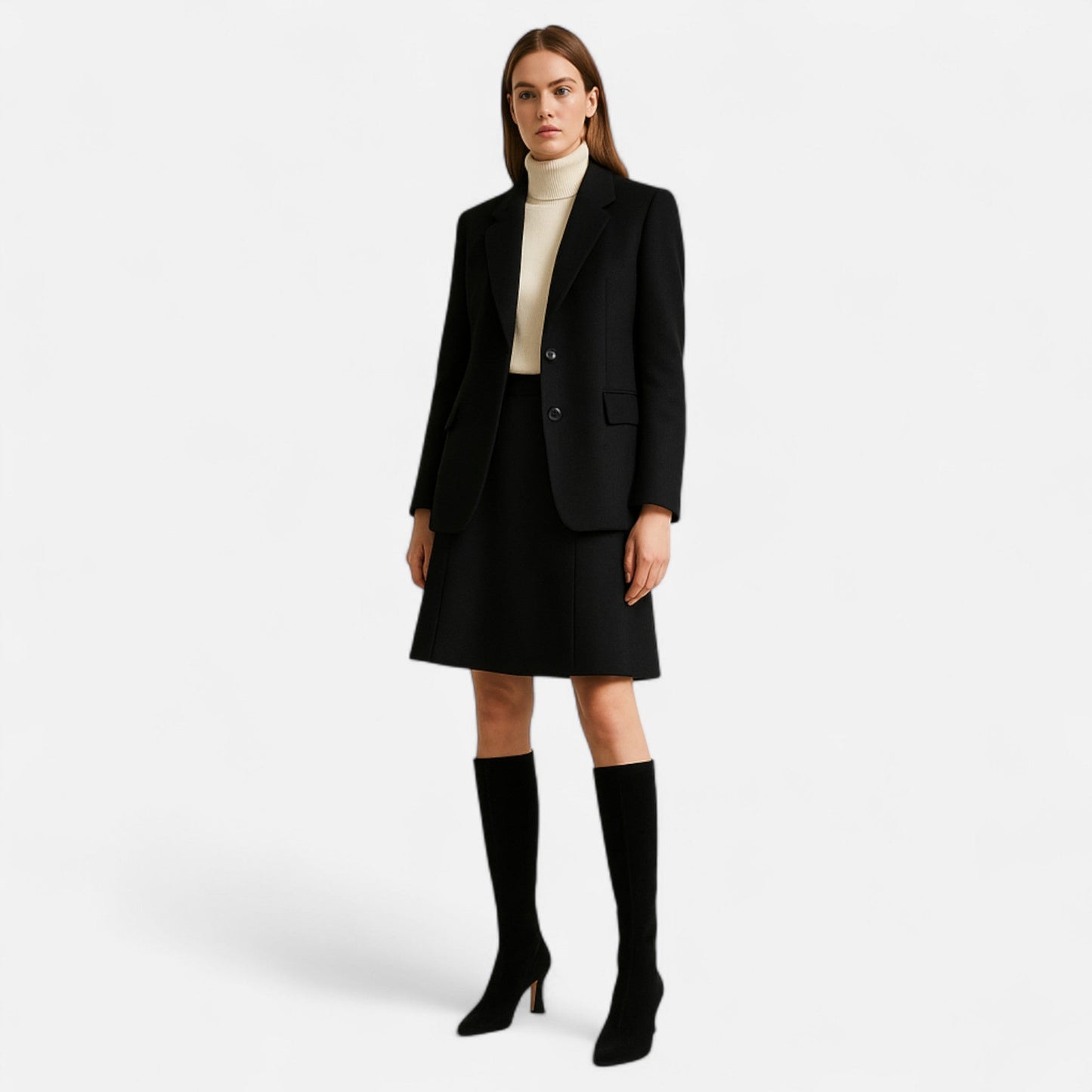 Stylish Slouchy Knee High Boots for Women | Pointed Toe | Block Heel | Pull-On | Steven & Levon