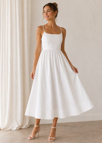 Elegant Midi Dress | Women | Flowy Dress | Formal Occasion Dress | Steven & Levon