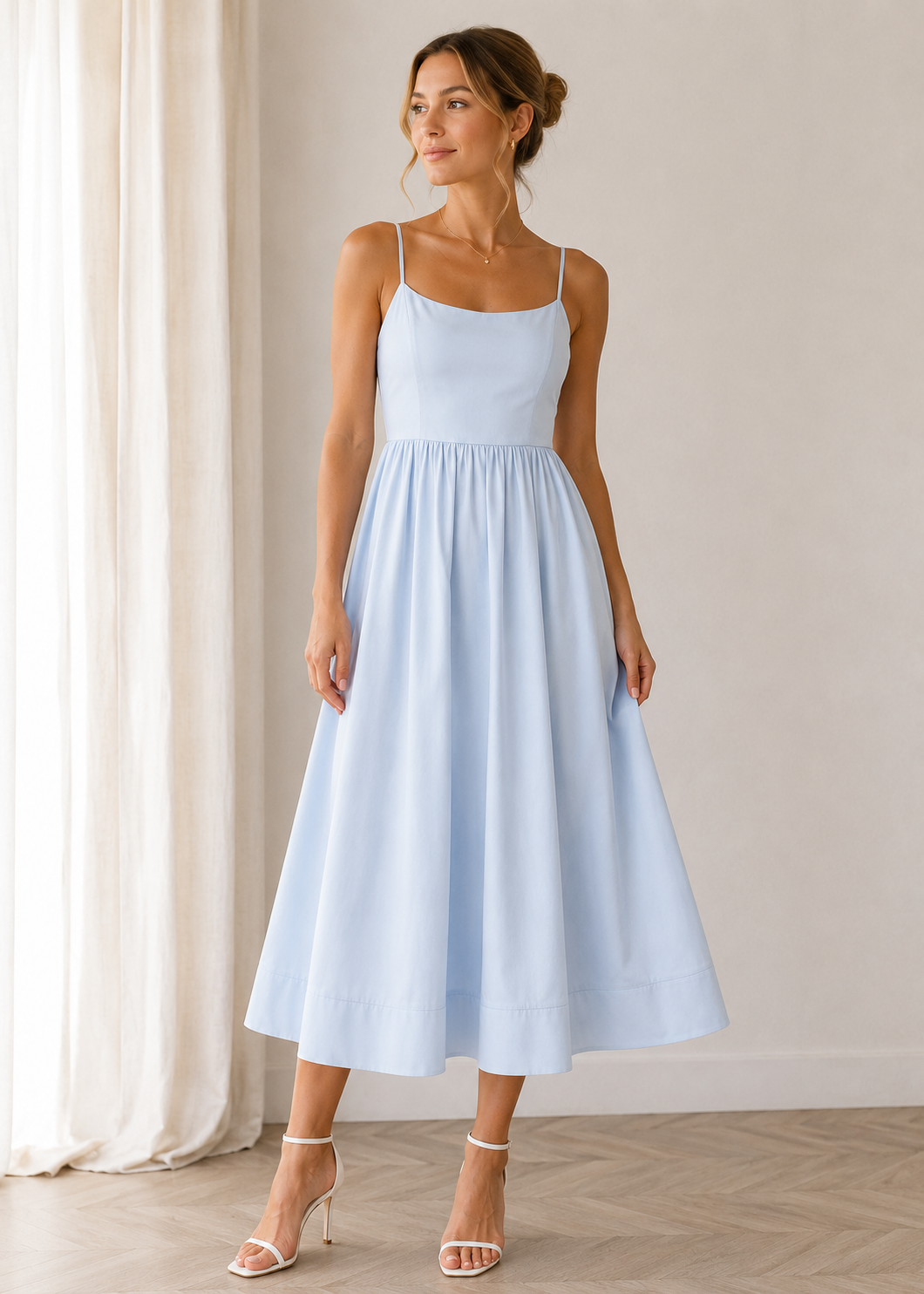 Elegant Midi Dress | Women | Flowy Dress | Formal Occasion Dress | Steven & Levon