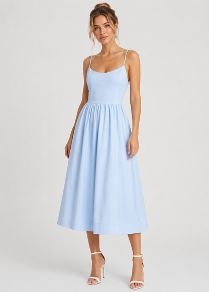 Elegant Midi Dress | Women | Flowy Dress | Formal Occasion Dress | Steven & Levon