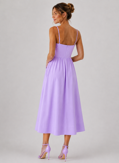 Elegant Midi Dress | Women | Flowy Dress | Formal Occasion Dress | Steven & Levon