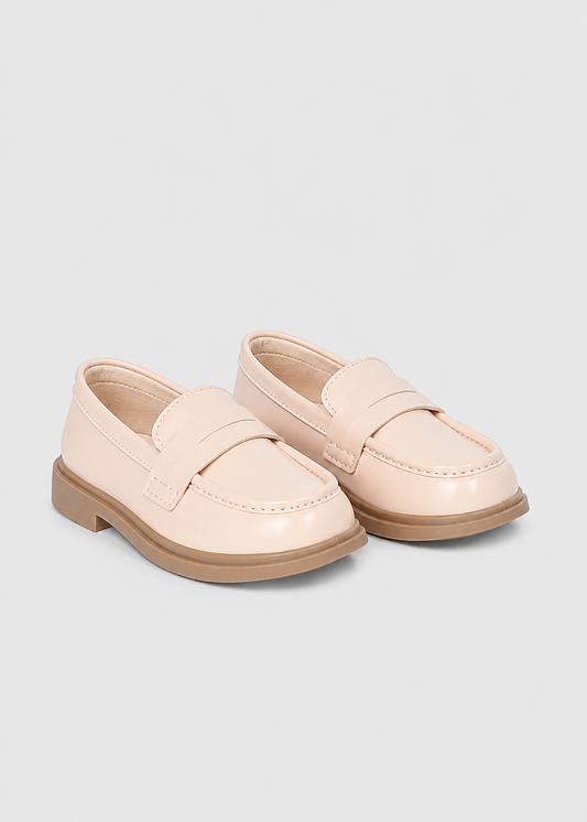 Kids Loafers | Round Toe School Shoes | PU-Leather | Smart Casual Penny Loafers | Steven & Levon
