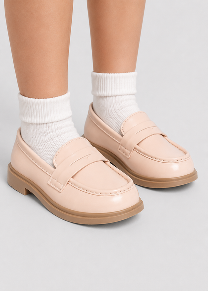 Kids Loafers | Round Toe School Shoes | PU-Leather | Smart Casual Penny Loafers | Steven & Levon