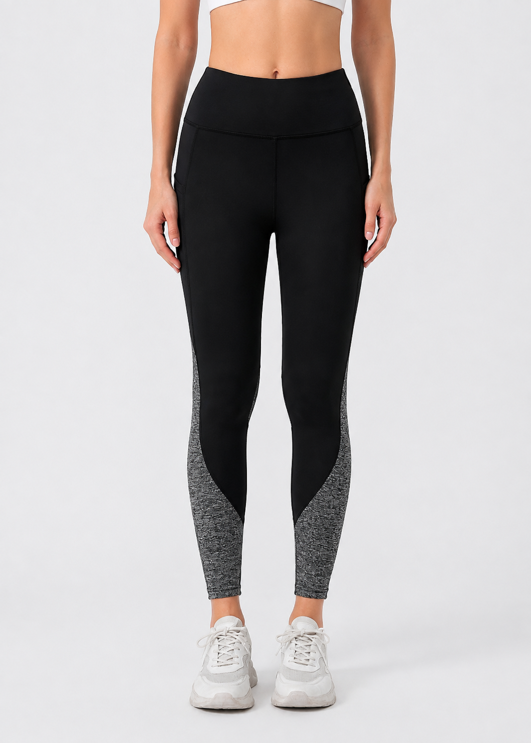 Wanda Yoga Pants | High Waisted Leggings |  Tummy Control | Patchwork Design | Steven & Levon