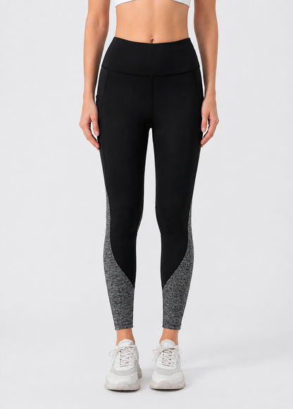 Wanda Yoga Pants | High Waisted Leggings |  Tummy Control | Patchwork Design | Steven & Levon