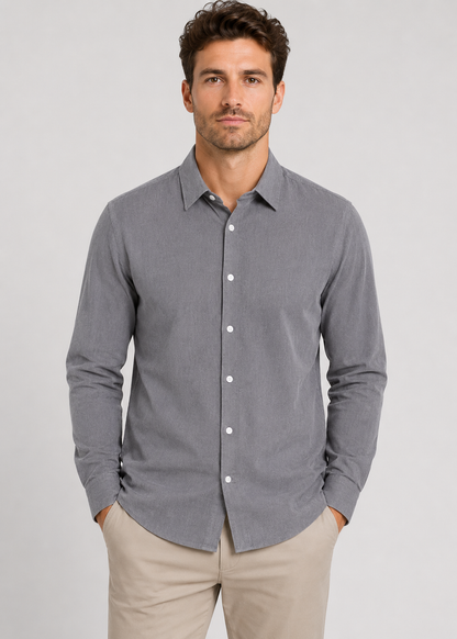 Men's Casual Linen Shirt | Men | Breathable Linen Blend | Button Up | Steven & Levon