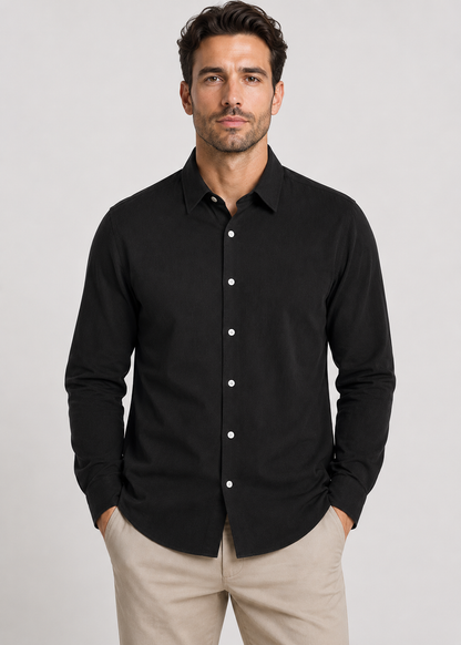 Men's Casual Linen Shirt | Men | Breathable Linen Blend | Button Up | Steven & Levon