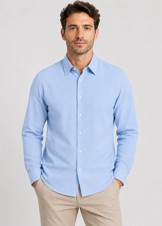 Men's Casual Linen Shirt | Men | Breathable Linen Blend | Button Up | Steven & Levon