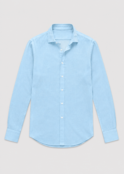 Men's Airy Long Sleeve Shirt | Men | Polyester Blend | Breathable Relaxed Fit Casual Summer Top | Steven & Levon