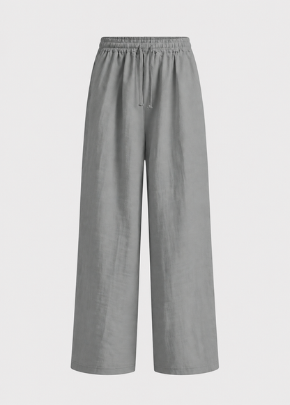 Men's Drawstring Trousers | Polyester | Lightweight Relaxed Fit Pants | Steven & Levon