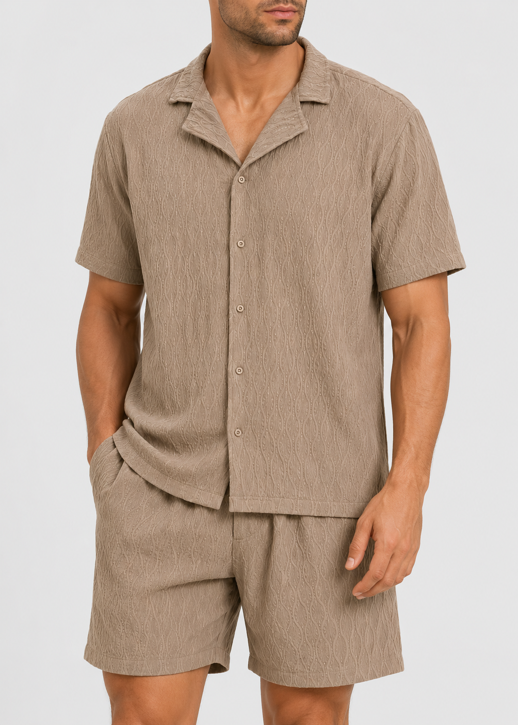 Men's Two-Piece Outfit Set | Men's Co-Ord Set | Men | Polyester Fabric | Steven & Levon