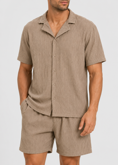 Men's Two-Piece Outfit Set | Men's Co-Ord Set | Men | Polyester Fabric | Steven & Levon
