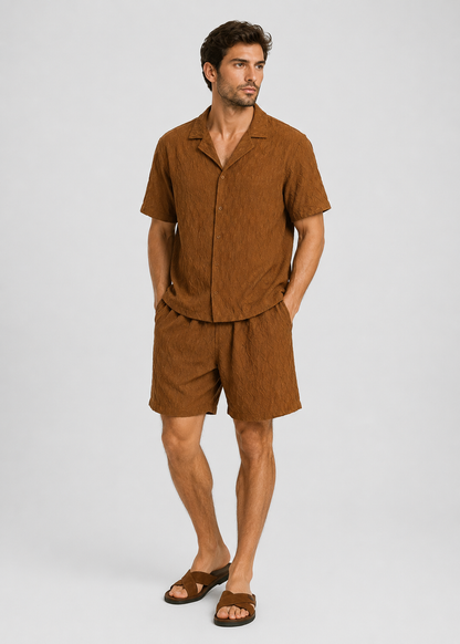 Men's Two-Piece Outfit Set | Men's Co-Ord Set | Men | Polyester Fabric | Steven & Levon