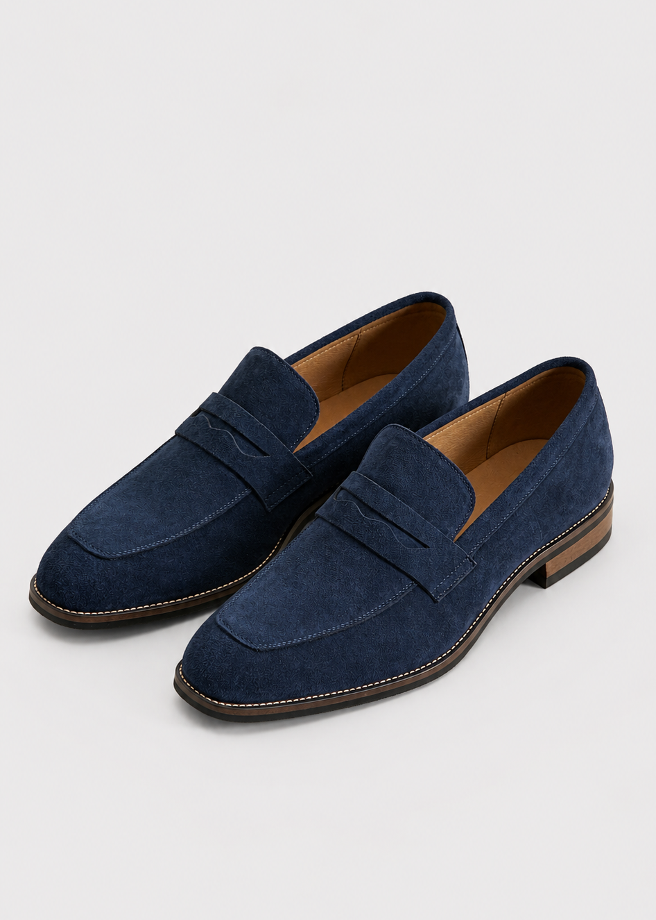 Mens Comfort Penny Loafers | Classic Slip-On Shoes | Steven & Levon