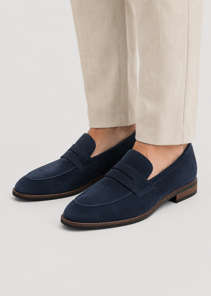 Mens Comfort Penny Loafers | Classic Slip-On Shoes | Steven & Levon