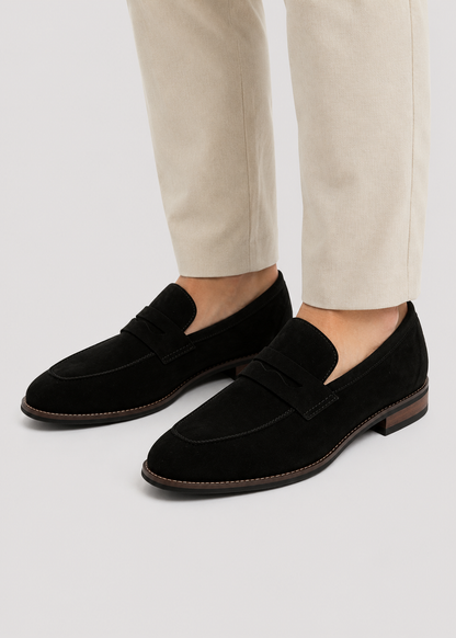 Mens Comfort Penny Loafers | Classic Slip-On Shoes | Steven & Levon