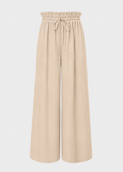 Women's Wide Leg Pants | Elastic Waist | Lightweight Casual | Steven & Levon