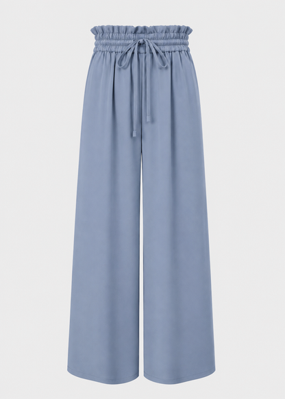 Women's Wide Leg Pants | Elastic Waist | Lightweight Casual | Steven & Levon