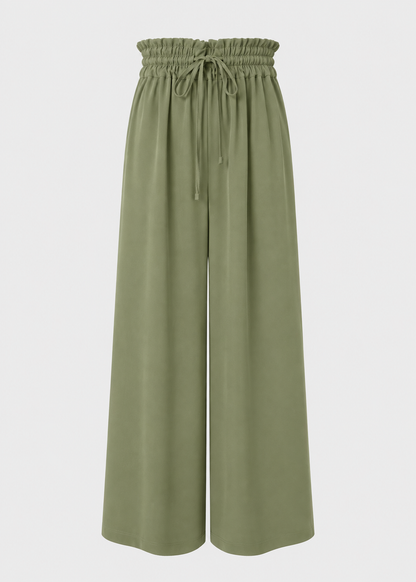 Women's Wide Leg Pants | Elastic Waist | Lightweight Casual | Steven & Levon