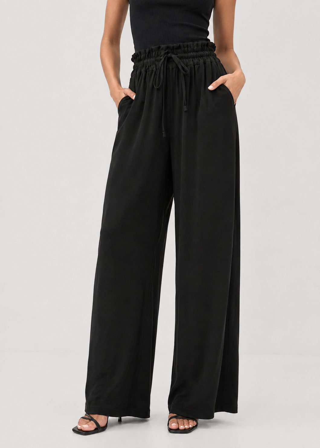 Women's Wide Leg Pants | Elastic Waist | Lightweight Casual | Steven & Levon