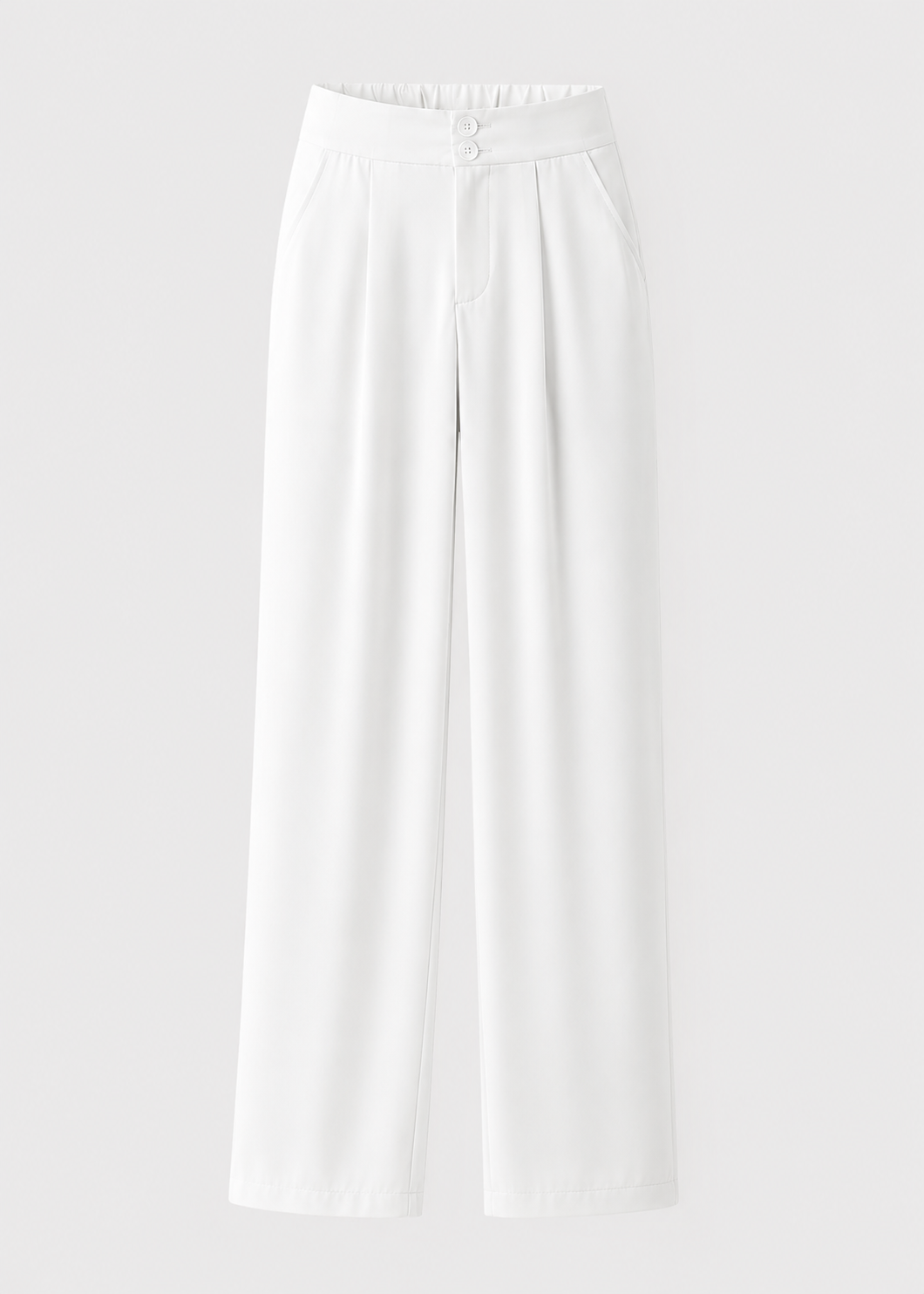 Wide Leg Trousers | Women | Polyester | High Waisted | Lightweight Breathable Pants | Steven & Levon