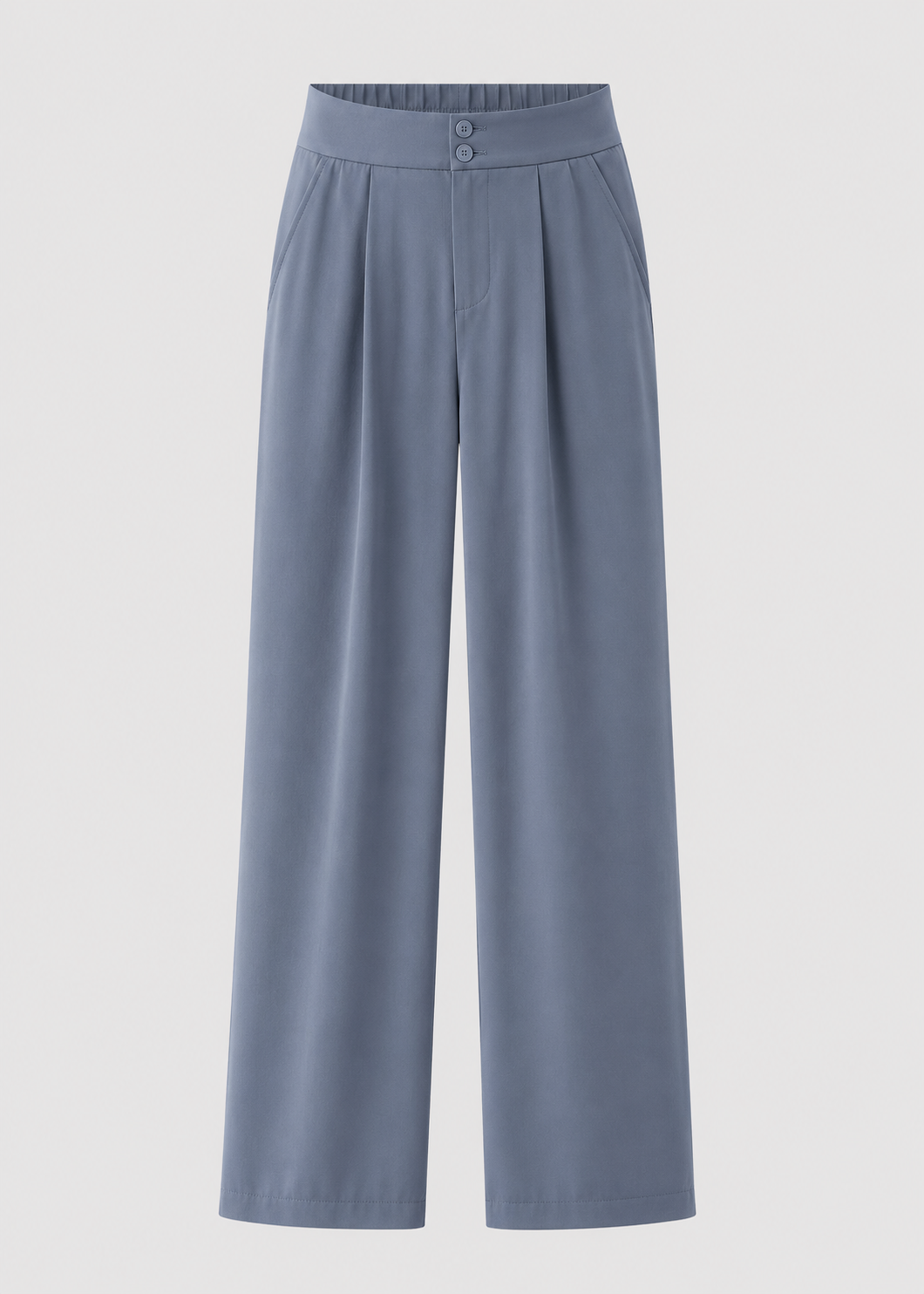 Wide Leg Trousers | Women | Polyester | High Waisted | Lightweight Breathable Pants | Steven & Levon