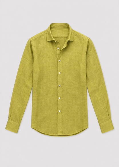 Men's Airy Long Sleeve Shirt | Men | Polyester Blend | Breathable Relaxed Fit Casual Summer Top | Steven & Levon