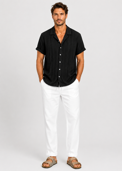 Men's Summer Shirt & Trousers Set | Men's Co-Ord | Relaxed Fit | Steven & Levon