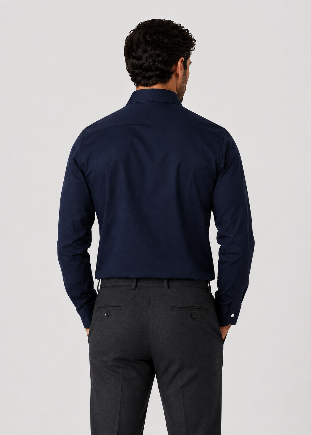 Long Sleeve Shirt | Men | Tailored Fit | Breathable Casual Smart Shirt | Steven & Levon