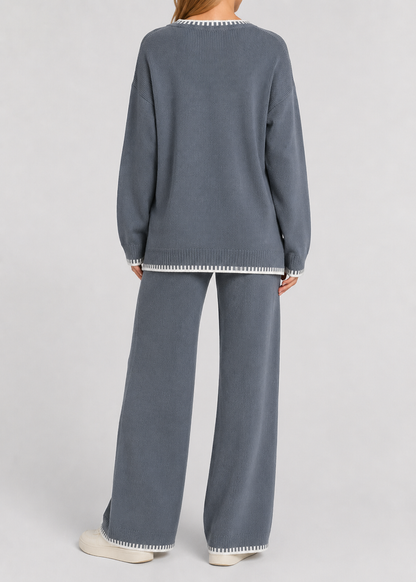 Women’s Soft Knitted Lounge Set | Women | Knitted Two Piece Co-Ord | Soft Comfortable Loungewear | Steven & Levon