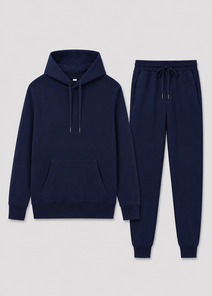 Men's Sporty Tracksuit Set | Unisex Tracksuit | Cotton Blend | Zip Hoodie & Joggers | Casual Activewear | Steven & Levon