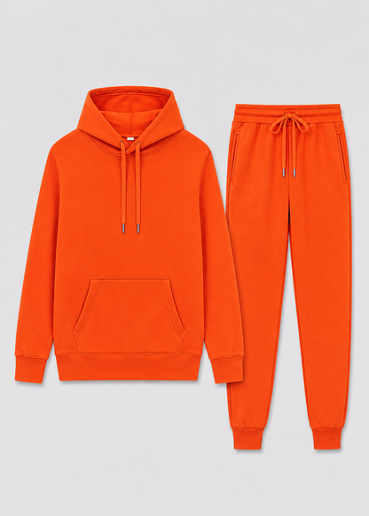 Men's Sporty Tracksuit Set | Unisex Tracksuit | Cotton Blend | Zip Hoodie & Joggers | Casual Activewear | Steven & Levon