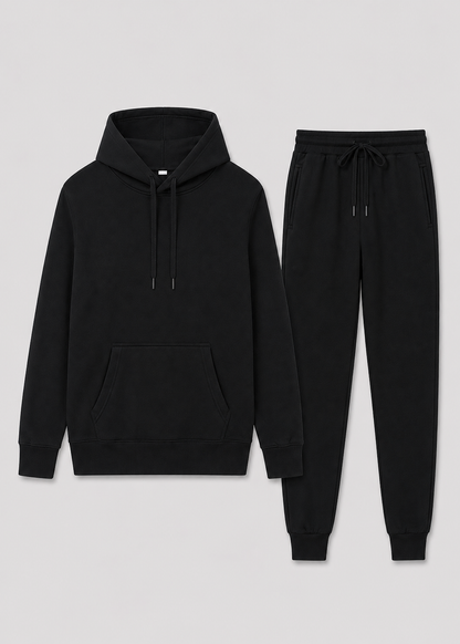 Men's Sporty Tracksuit Set | Unisex Tracksuit | Cotton Blend | Zip Hoodie & Joggers | Casual Activewear | Steven & Levon