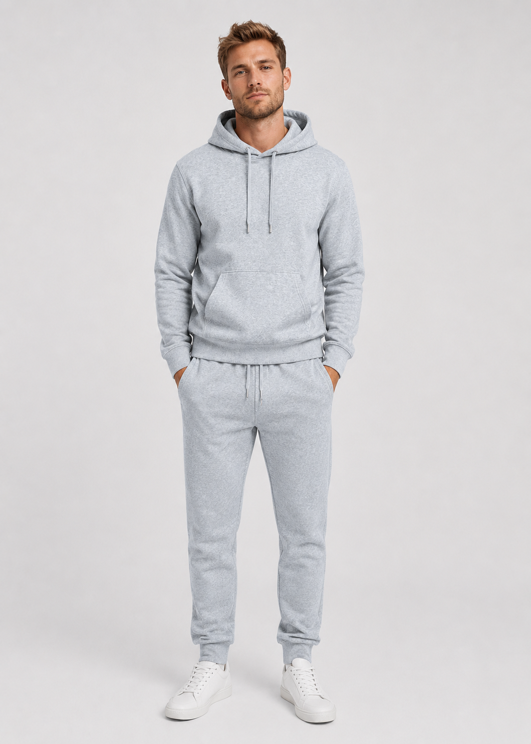 Men's Sporty Tracksuit Set | Unisex Tracksuit | Cotton Blend | Zip Hoodie & Joggers | Casual Activewear | Steven & Levon